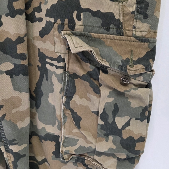 Levis Camo Cargo Pants Men’s Green Brown Woodland 42x30 - Picture 3 of 6